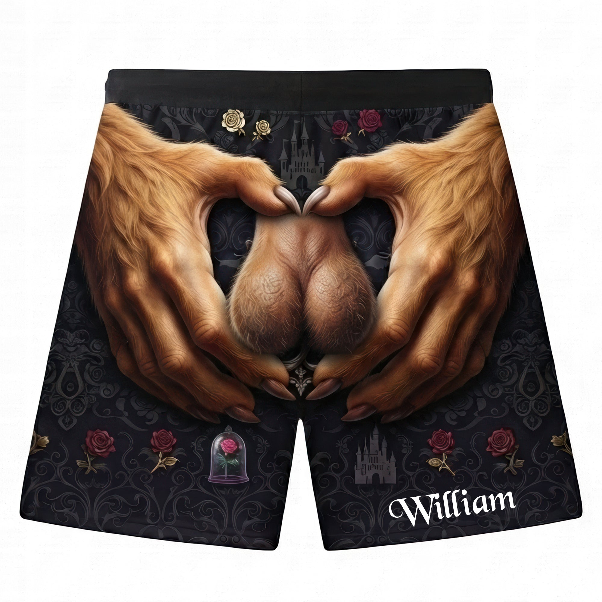 Handcrafted Humor - Funny Men's Beach Shorts - Personalized Gifts for Him