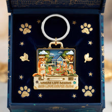 Load image into Gallery viewer, “Where Life Begins And Love Never Ends” - Personalized Puppy Keychain for Mom, Grandma, and Special Loved Ones Keychains PopCulturePrints
