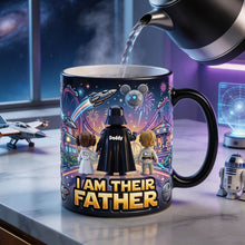 Load image into Gallery viewer, I Am Their Father - Epic Warrior Dad Magic Coffee Mug - Personalized Gift for Dads Coffee Mug PopCulturePrints
