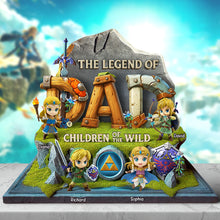 Load image into Gallery viewer, The Legend of Dad - Personalized Acrylic Plaque - Unique Gift for Dads, Grandpas &amp; More Shaped Plaques PopCulturePrints
