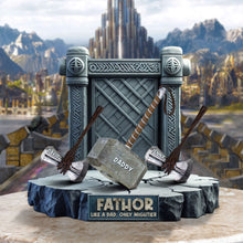 Load image into Gallery viewer, Fathor Quote Plaque - Personalized Gifts for Dad Shaped Plaques PopCulturePrints
