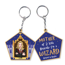 Load image into Gallery viewer, Personalized Wizard-Themed Keychain for Mothers
