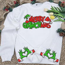 Load image into Gallery viewer, Grinchmas Embroidered Sweatshirt
