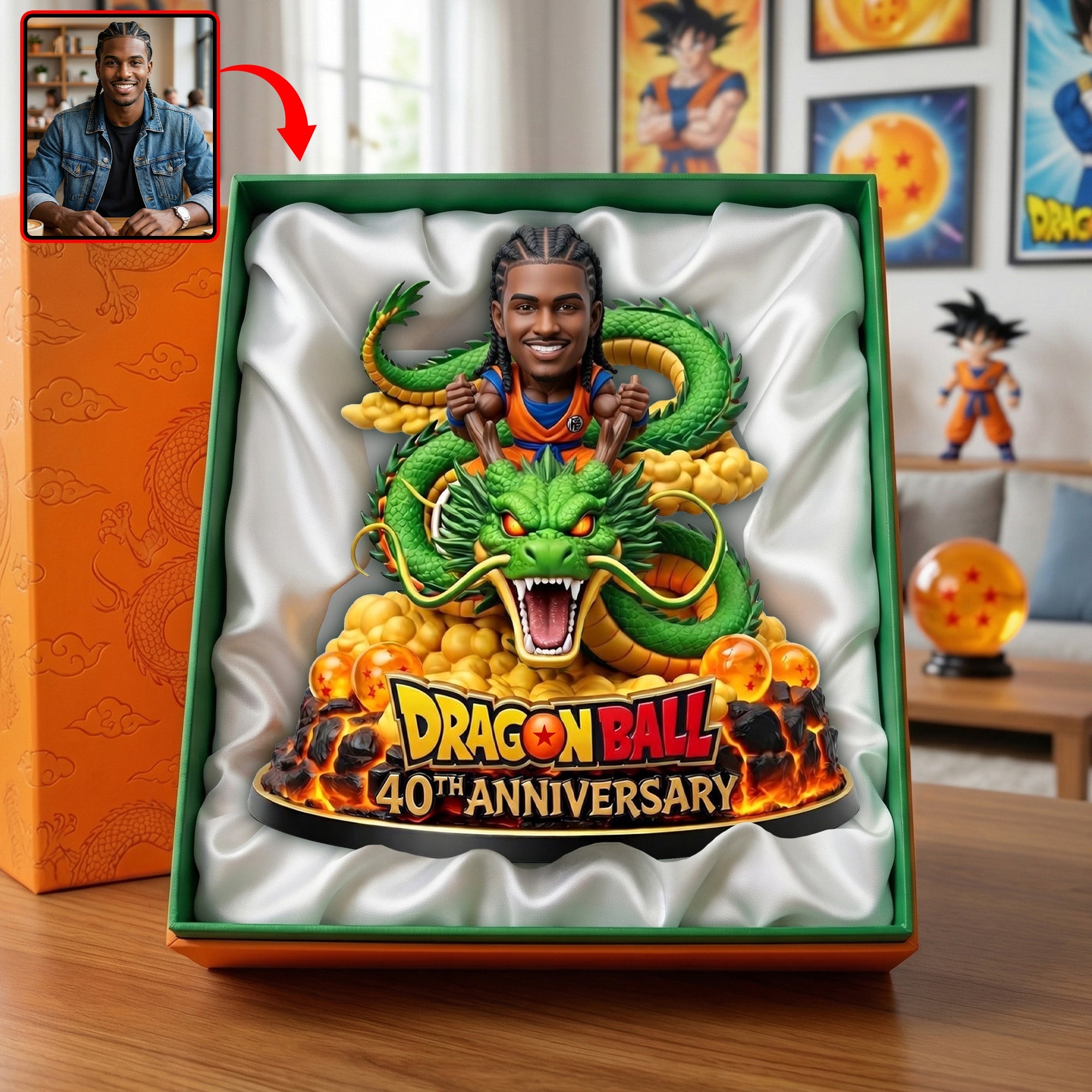 “Celebrate your Adventure!” - Personalized Ultimate Warrior 40th Anniversary Acrylic Plaque - Custom Gift for Fans Shaped Plaques PopCulturePrints