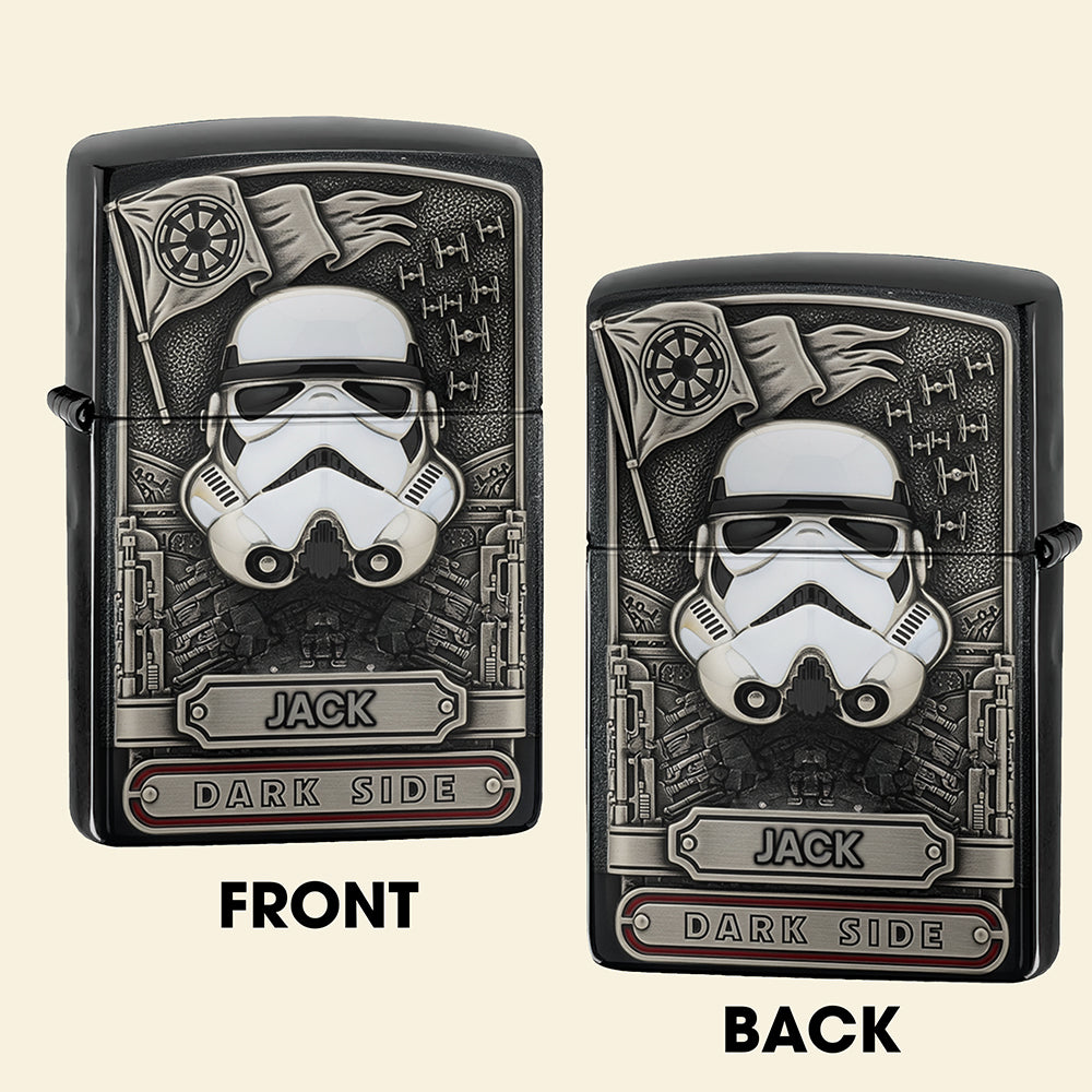 Embrace the Dark Side - Personalized Galaxy Warrior Lighter for Star Wars Fans Lighter PopCulturePrints