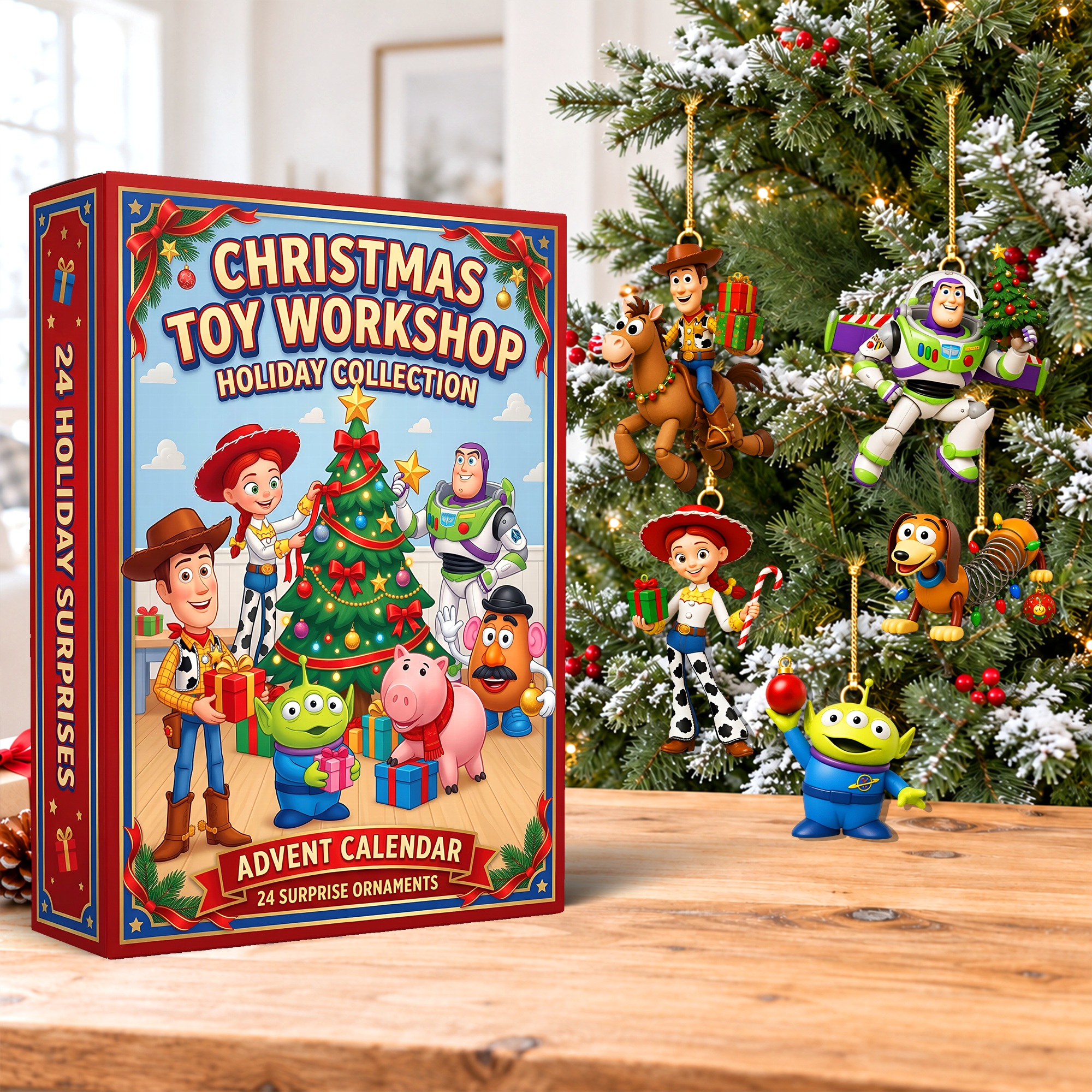 "Unwrap the Magic of Christmas!" - Holiday Collection Advent Calendar - Personalized Gifts for Kids, Family, and Friends