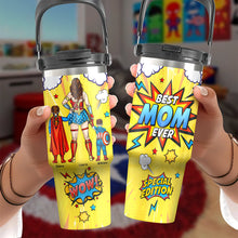 Load image into Gallery viewer, Best Mom Ever - Personalized Tumbler Cup for Mother&#39;s Day | Custom Gift for Mom, Grandma &amp; More Tumbler Cup PopCulturePrints
