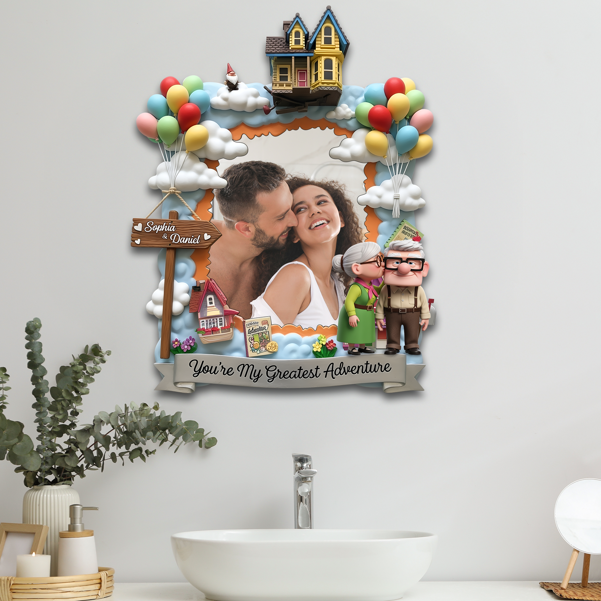 You're My Greatest Adventure - Personalized Old Couple Mirror Mirror PopCulturePrints