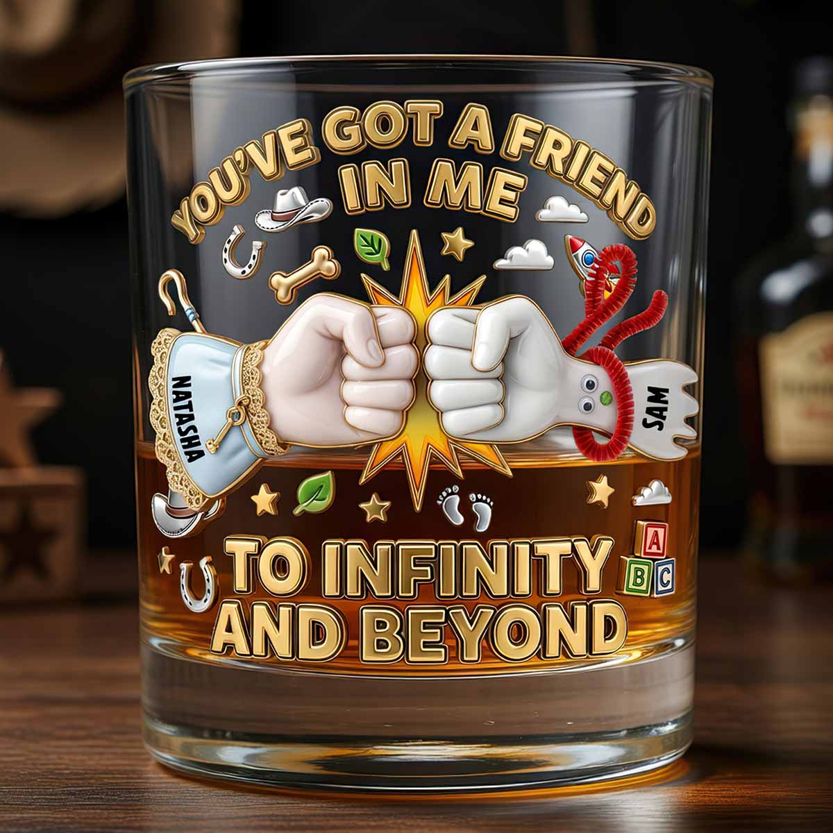 You've Got a Friend in Me - Personalized Drinking Glass for Friends