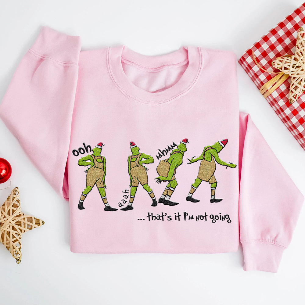 Festive Grinch Dance Christmas Sweatshirt