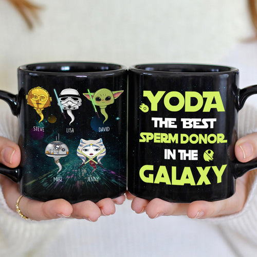 Personalized Galaxy-Themed Dad Coffee Mug Coffee Mug PopCulturePrints