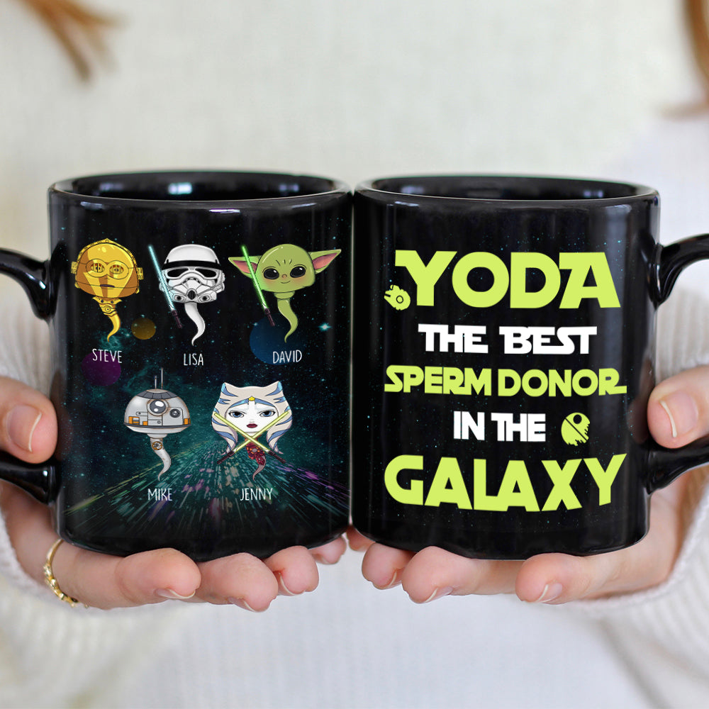Personalized Galaxy-Themed Dad Coffee Mug Coffee Mug PopCulturePrints