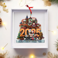 Load image into Gallery viewer, Family 2025 Ornament - Personalized Christmas Ornament for Loving Families Ornament PopCulturePrints

