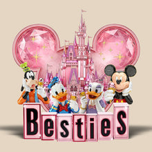 Load image into Gallery viewer, Celebrate Friendship with Our Cartoon Friends Acrylic Plaque – Personalized Gifts for Besties Shaped Plaques PopCulturePrints
