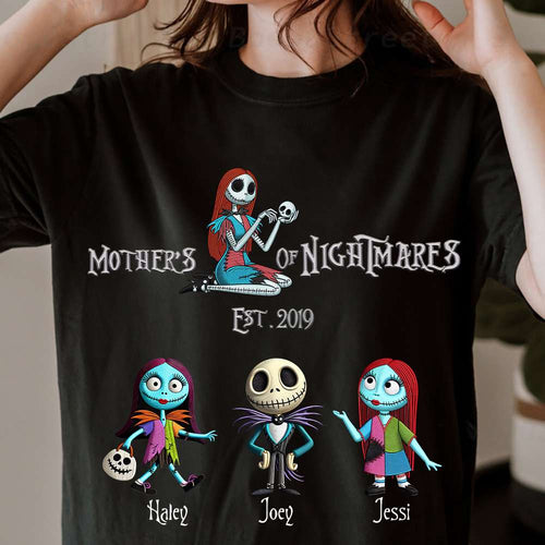“Spooktacular Style for Super Moms” - Spooky Mom Shirt - Personalized Gift for Mom, Grandma & More Shirts PopCulturePrints