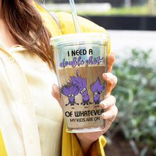 Load image into Gallery viewer, Personalized Fun Mom Tumbler - Double Shot Humor Tumbler Cup PopCulturePrints
