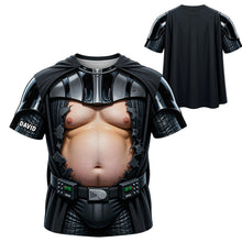 Load image into Gallery viewer, Embrace Your Dark Side in Style - Dark Space Armor Funny 3D Shirt - Personalized Gift for All Occasions AOP Products PopCulturePrints

