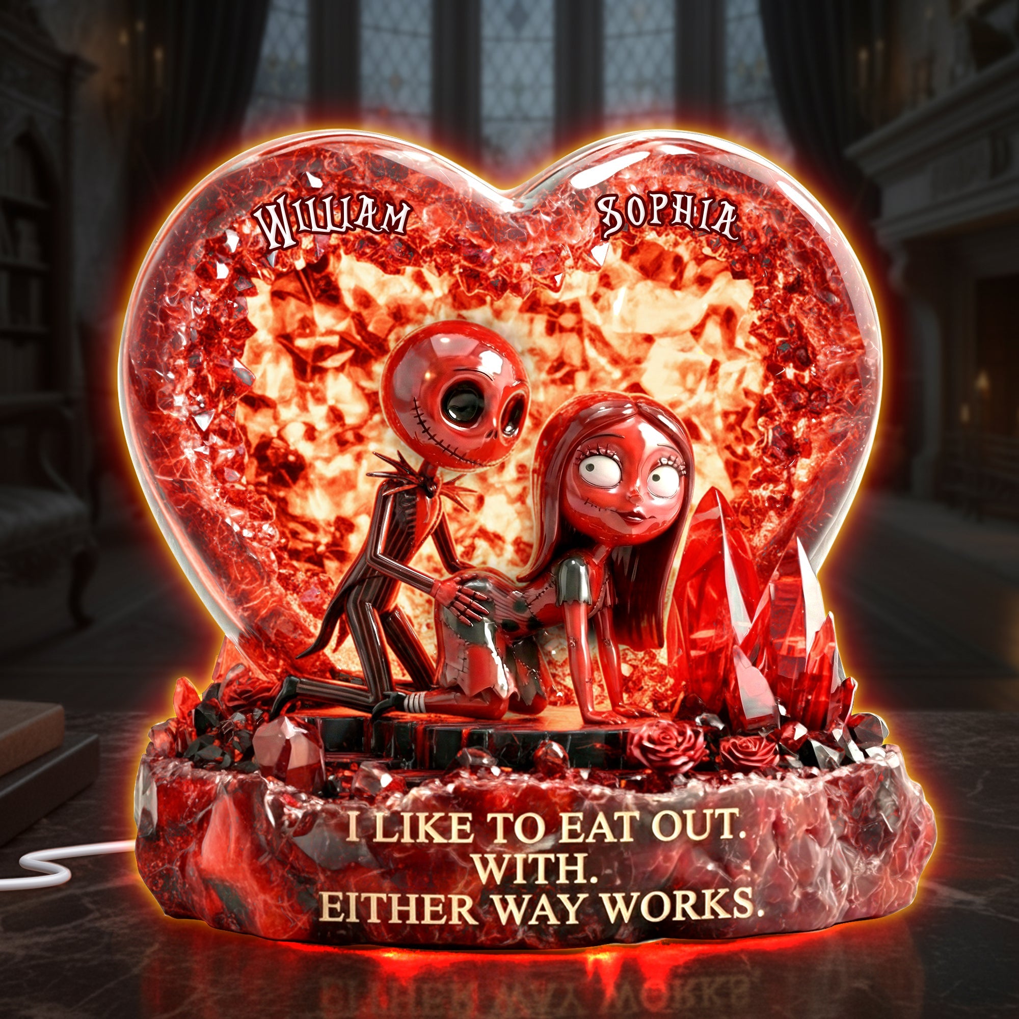 Eternal Love: "I Love You 'Til Death Do Us Part" - Personalized Light Box Gift for Couples Light Box PopCulturePrints