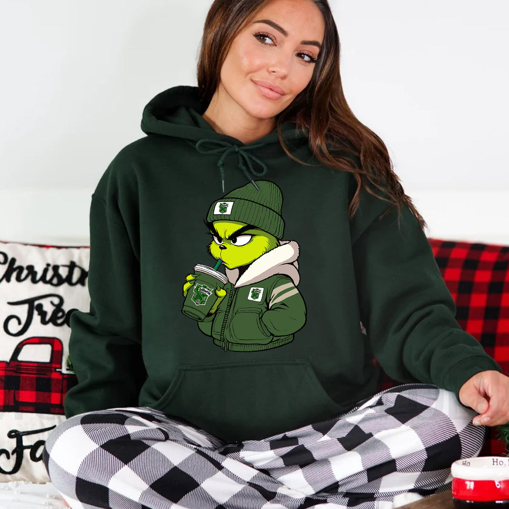 Cozy Christmas Grinch Hoodie - Holiday Edition