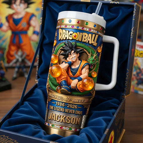 Celebrate 40 Years of Adventure with the Legendary Warrior Tumbler - Personalized Gifts for Fans Tumbler Cup PopCulturePrints