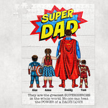 Load image into Gallery viewer, Super Dad Personalized Jigsaw Puzzle - Custom Father&#39;s Day Gift Jigsaw Puzzles PopCulturePrints
