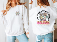 Load image into Gallery viewer, Golden Girls Fan Sweatshirt - Eat Dirt and Die, Trash Design
