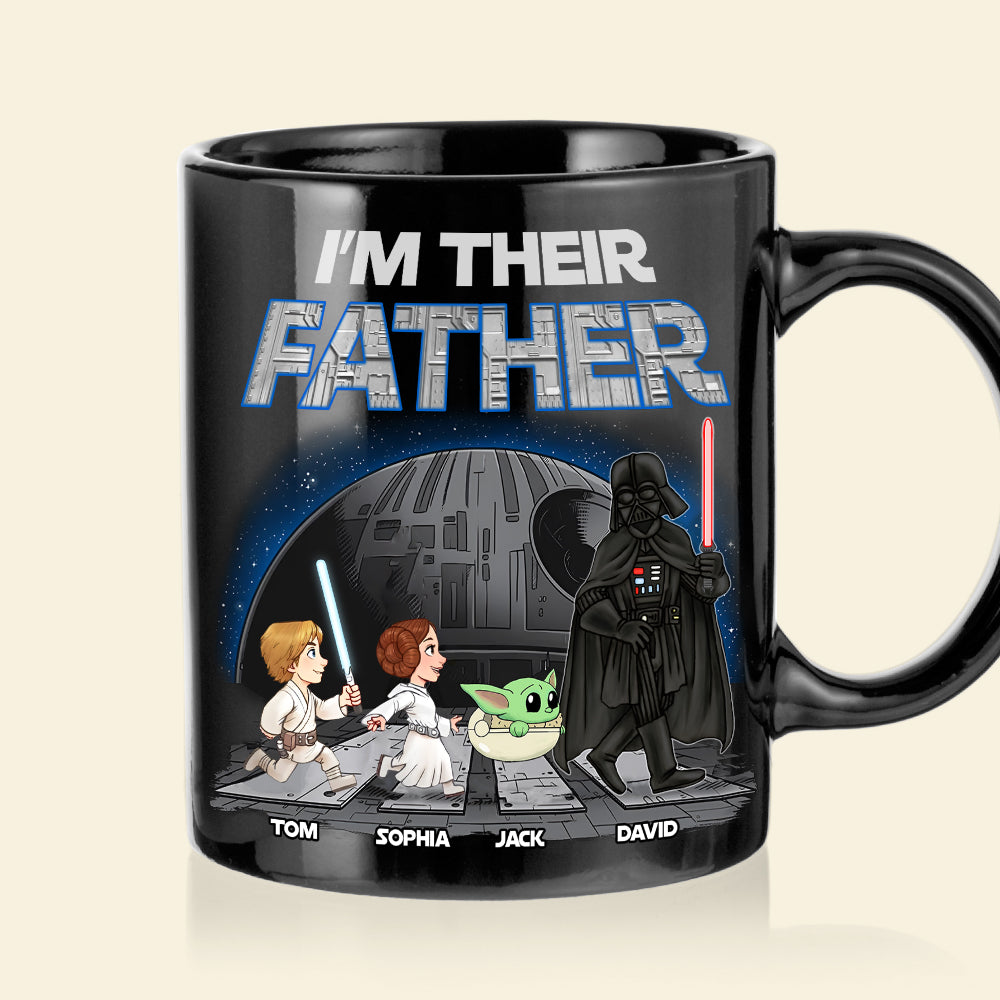 Custom Father's Day Mug - Galactic Dad Theme Coffee Mug PopCulturePrints