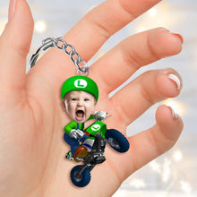 Load image into Gallery viewer, Custom Kids Photo Keychain - Pop Culture Design Keychains PopCulturePrints
