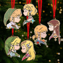 Load image into Gallery viewer, Custom Couple Christmas Ornament | Personalized Fantasy Design | Valentine&#39;s Day Gifts Ornament PopCulturePrints
