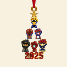 Load image into Gallery viewer, Celebrate Togetherness: Personalized Family Hand Acrylic Ornament – Perfect Gift for Loved Ones at Christmas Ornament PopCulturePrints
