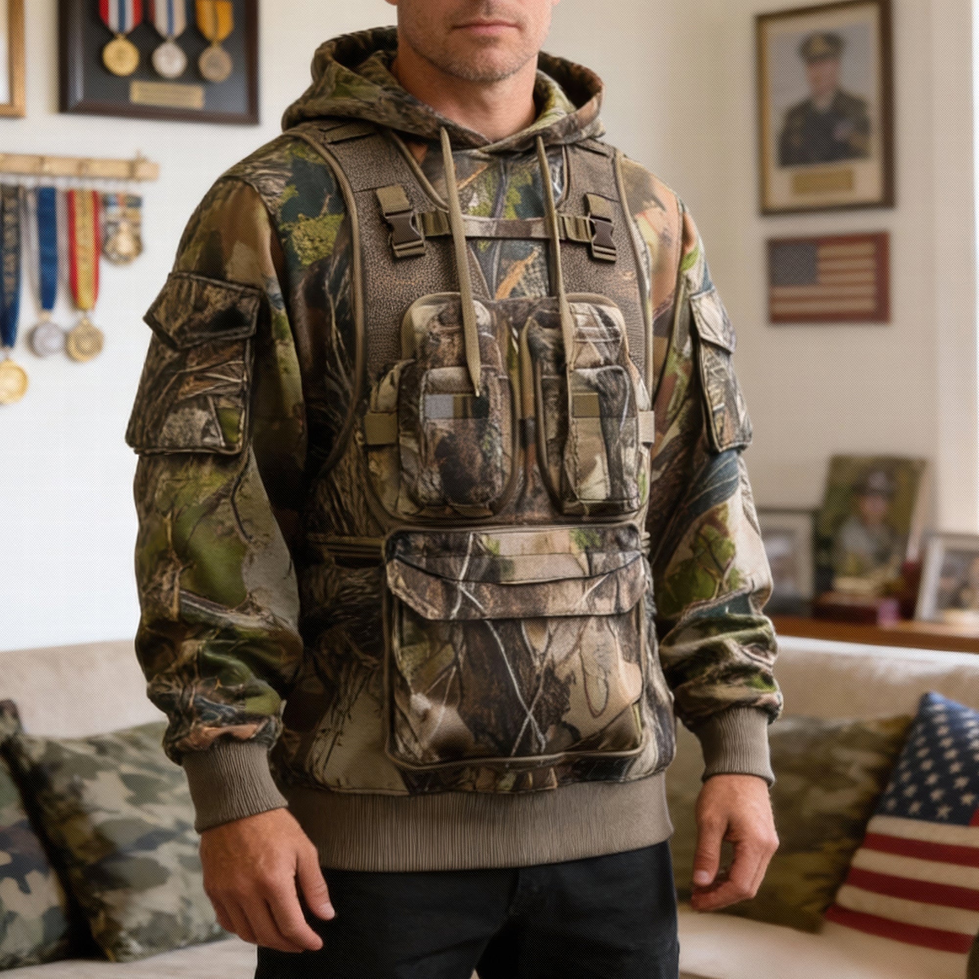 Hunt in Style - Customizable Outdoor Hunting 3D Hoodie – Perfect Gift for Hunting Enthusiasts AOP Products PopCulturePrints