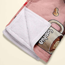 Load image into Gallery viewer, Personalized Valentine&#39;s Day Gifts - Valentine&#39;s Couple Blanket - Custom Names Blanket PopCulturePrints
