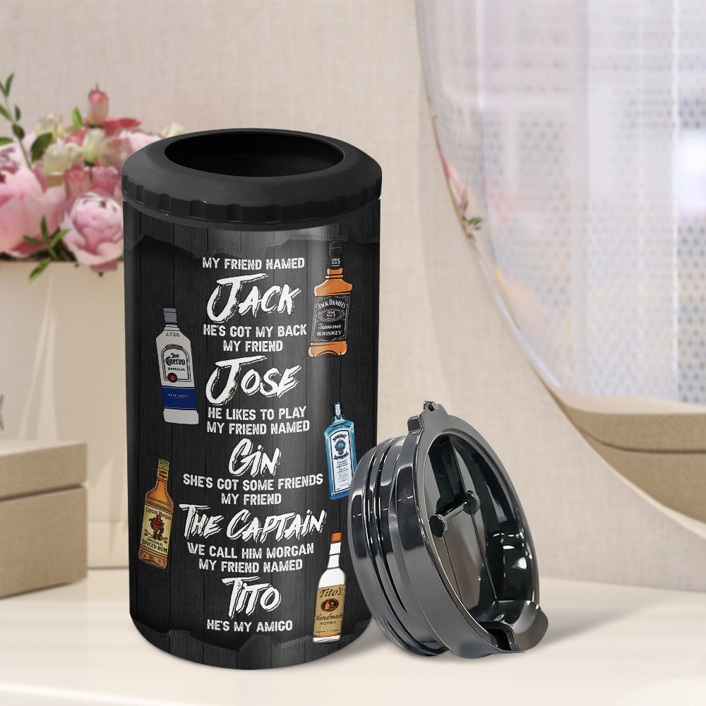 Personalized Drinking Buddy 4-in-1 Cooler Tumbler Can Cooler PopCulturePrints