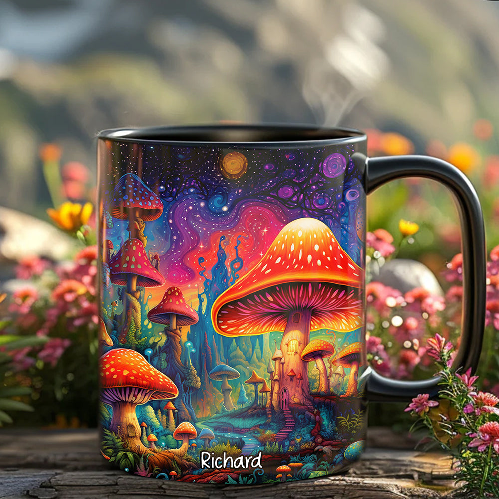 Enchanting 3D Mushroom Coffee Mug - Personalized Gift Coffee Mug PopCulturePrints