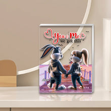 Load image into Gallery viewer, Personalized Couple Plaque: You &amp; Me - We Got This Shaped Plaques PopCulturePrints
