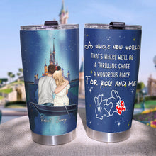 Load image into Gallery viewer, Personalized Couple Keychain - Our First Mojo Dojo Casa House | Valentine&#39;s Day Gifts Tumbler Cup PopCulturePrints
