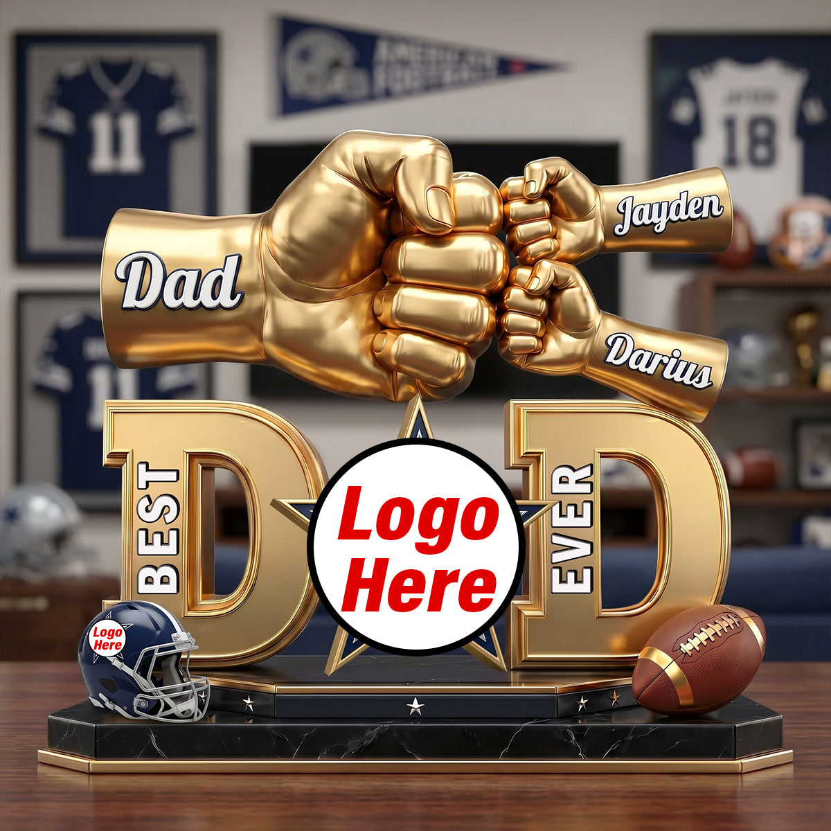 250 Years Of Freedom - Personalized Acrylic Sign for Family Shaped Plaques PopCulturePrints