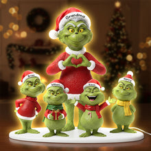 Load image into Gallery viewer, Grandma's Heartwarming Grinch Light Box - Personalized Gifts for Grandma This Christmas Light Box PopCulturePrints
