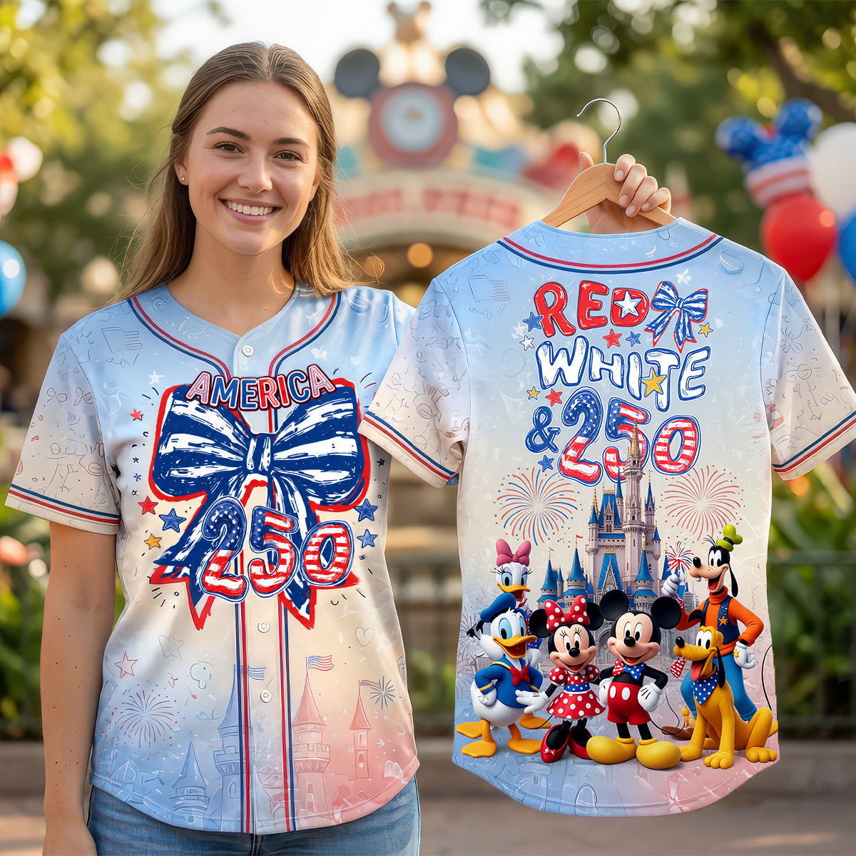 Celebrate Freedom in Style - Personalized Independence Day Family Baseball Jersey - Gifts for Patriots and Loved Ones