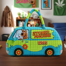 Load image into Gallery viewer, “Adventure Awaits!” Personalized Truck Quilted Duffle Bag - Custom Gift for Kids Quilted Duffle Bag PopCulturePrints
