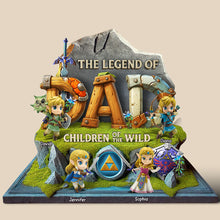 Load image into Gallery viewer, The Legend of Dad - Personalized Acrylic Plaque - Unique Gift for Dads, Grandpas &amp; More Shaped Plaques PopCulturePrints
