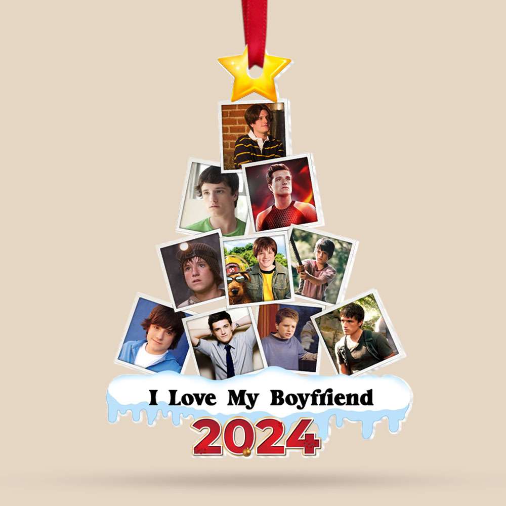 Personalized Photo Fan Christmas Ornament 2024 Ornament PopCulturePrints