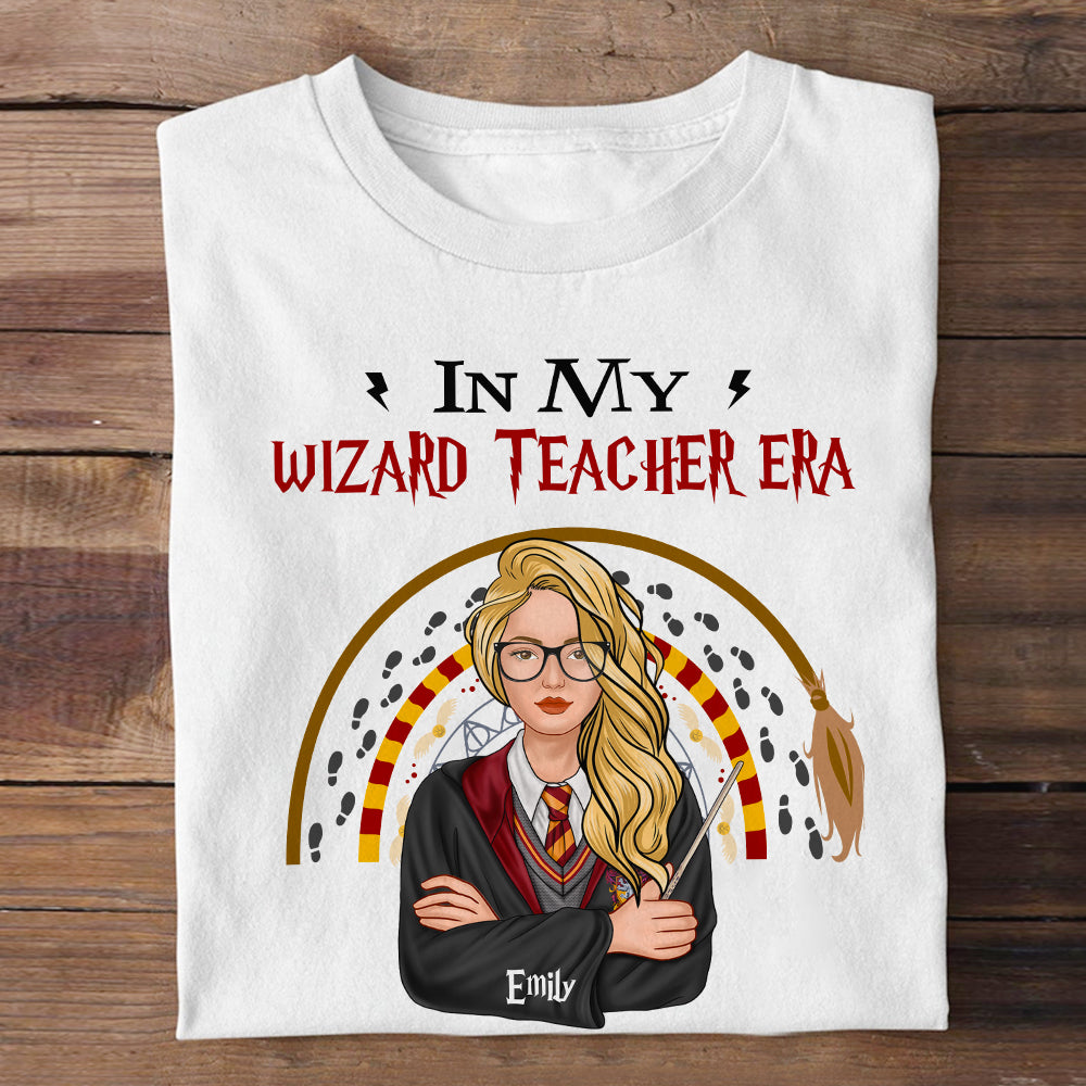 Personalized 'In My Wizard Teacher Era' T-Shirt