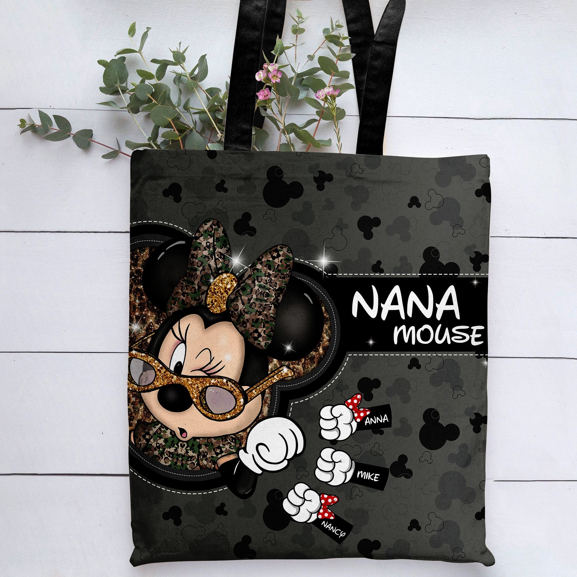 Nana Mouse Personalized Tote Bag Tote Bag PopCulturePrints