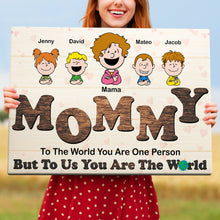 Load image into Gallery viewer, Personalized Mommy Canvas - Heartfelt Family Gift Poster &amp; Canvas PopCulturePrints
