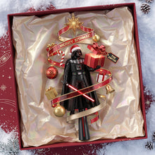 Load image into Gallery viewer, “Embrace the Dark Side of Christmas!” - Dark Christmas Tree Topper, Personalized Gift for Star Wars Fans
