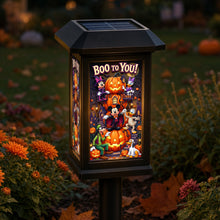 Load image into Gallery viewer, Boo To You Garden Lamp - Personalized Halloween Gift for Spooky Nights
