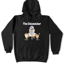 Load image into Gallery viewer, &quot;Celebrate Your Feline Bond: The Catmother Personalized T-Shirt - Unique Gift for Cat Lovers, Moms, and Grandmas&quot; T-shirt PopCulturePrints
