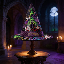 Load image into Gallery viewer, "Unleash Your Inner Sorceress with Our Dark Enchantress Quilted Witch Hat" - Personalized Halloween Gift for Everyone
