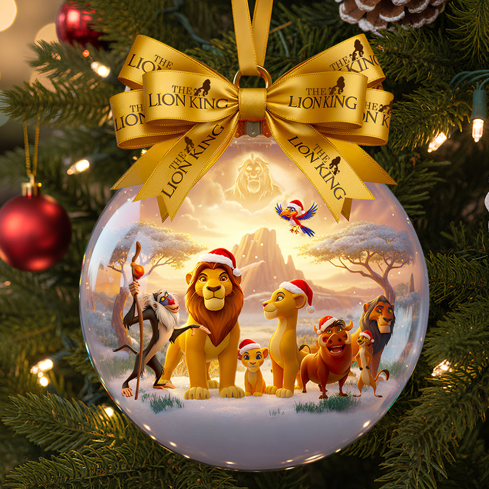 “Celebrate the Magic of Friendship” - Personalized Christmas At Savanna Ornament - Gift for Movie Fans Ornament PopCulturePrints